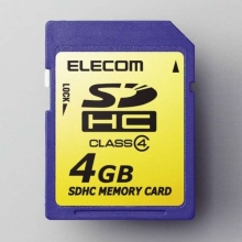 (エレコム)ELECOM SDHCカード 【4GB】MF-FSDH04G