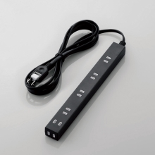 �i�G���R���jELECOM �ق���h�~�V���b�^�[�t���X�����^�b�v T-NSL-2630BK 3m:�u���b�N