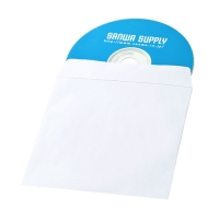 (サンワサプライ)SANWASUPPLY FCD-PS100NWW DVD・CDペーパースリーブケース(窓なしタイプ・100枚入り)