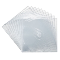 (サンワサプライ)SANWASUPPLY FCD-PSW10CL Blu-ray・DVD・CDケース(2枚収納ソフトタイプ・10枚セット)