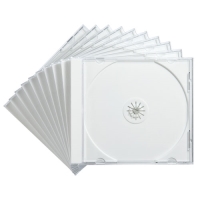 (サンワサプライ)SANWASUPPLY FCD-PN10WN Blu-ray・DVD・CDケース(10枚セット・ホワイト)