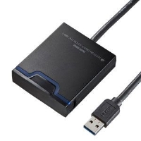 (ܻײ)SANWASUPPLY  USB3.0ΉSD/ CFJ[h[_[(ubN) ADR-3SDCFUBK