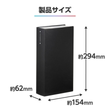 (ハクバ)HAKUBA フォトアルバム ビュートクリア Lサイズ 480枚収納 ブラックABTC-L480BK