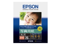 (エプソン)EPSON 写真用紙<光沢> 四切 20枚 K4G20PSKR