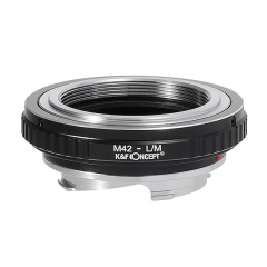 (ケーアンドエフ・コンセプト) K&F Concept マウントアダプター(M42マウントレンズ → ライカMマウント変換)