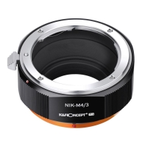 (ケーアンドエフ・コンセプト) K&F Concept マウントアダプター(レンズ側:ニコンFマウント→カメラ側:マイクロフォーサーズ)