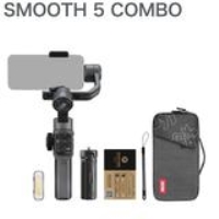ZHIYUN(ジーウン) SMOOTH 5 COMBO スマートフォン用ジンバル 電動スタビライザー スマホジンバル ブラック 国内正規品