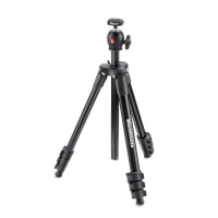 (マンフロット)Manfrotto MKCOMPACTLT-BK COMPACT ライト三脚4段 フォトキット ブラック