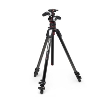 (マンフロット)Manfrotto MK055CXPRO33WQR 055カーボン3段三脚+3way+MOVEキット