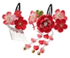 （加藤商店）KATO  480-6012 髪飾り つまみ桜 赤ぼかし