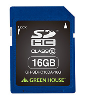 iO[nEXjGREEN HOUSE SDHC 16GB NX10 +f[^T[rX GH-SDHC10DA-16G