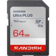 (�T���f�B�X�N)Sandisk Ultra PLUS SDXC�J�[�h 64GB �mSDSDUBC-064G-JNJIN�n