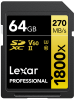 (レキサー)LEXAR SDXCｶｰﾄﾞ 64GB 1800x UHS-II U3 V60