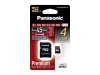 （パナソニック）Panasonic マイクロSDHCカード RP-SMGA04GJK UHS-I [Class10] 4GB