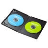 (ｻﾝﾜｻﾌﾟﾗｲ)SANWASUPPLY　DVD-TN2-03BKN DVDトールケース（2枚収納・3枚セット・ブラック）