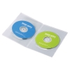 (ｻﾝﾜｻﾌﾟﾗｲ)SANWASUPPLY　DVD-TU2-10CLN スリムDVDトールケース（2枚収納・10枚セット・クリア）