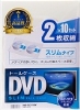 (ｻﾝﾜｻﾌﾟﾗｲ)SANWASUPPLY　DVD-TU2-10W　2枚収納10枚パックホワイトスリム