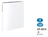 (セキセイ)SEKISEI フォトアルバム〈高透明〉KP-8916-W  ホワイト