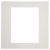 (チクマ）chikuma  カスタム中台紙 ６切サイズ(新) ホワイト 窓抜：6切角